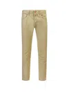 Incotex Stretch Cotton Trouser In Brown