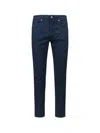 Incotex Stretch Cotton Trouser In Blue