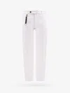 Incotex Trousers Cotton Stretch Five Pockets In White