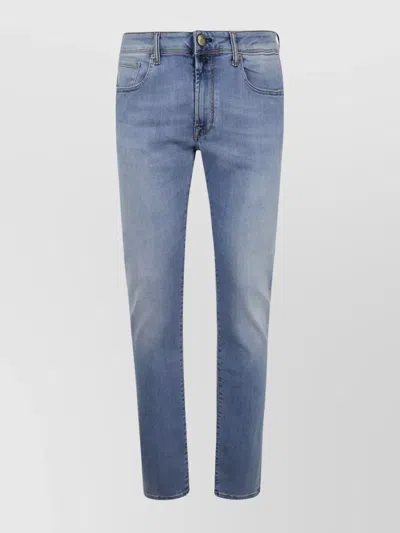 Incotex Stretch Denim 5 Pockets In Blue