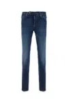 Incotex Stretch Denim Jeans In Blue