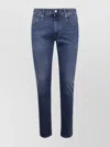 Incotex Stretch Denim Trousers Five Pockets In Blue