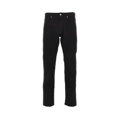 Incotex Stretch Regular Fit Jeans In Black