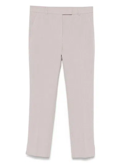 INCOTEX INCOTEX STRIPED COTTON TROUSERS
