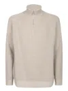 Incotex Turtleneck Sweater In Neutral