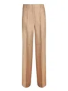 Incotex Tailored Beige Trousers With High Waist