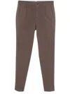 Incotex Tapered Trousers In Brown