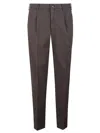 Incotex By Slowear Man Pants Dark Brown Size 38 Virgin Wool In Brown