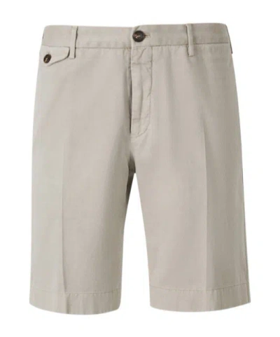 Incotex Tailored Chino Shorts In Gray