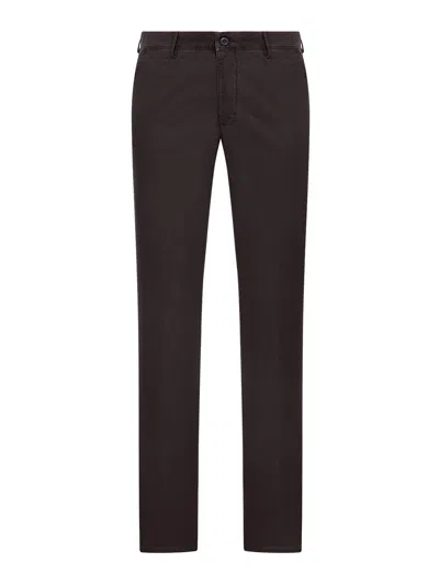 INCOTEX TAILORED COTTON TROUSERS