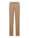 Incotex Tailored Cotton Trousers In Brown