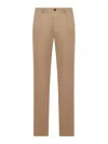 Incotex Tailored Cotton Trousers In Brown