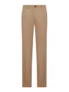 Incotex Tailored Cotton Trousers In Brown