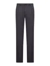 Incotex Tailored Cotton Trousers In Gray