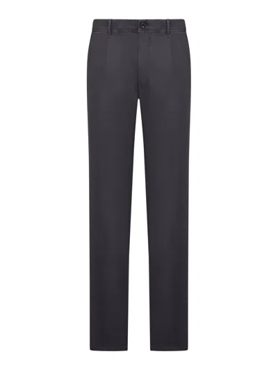 Incotex Tailored Cotton Trousers In Gray