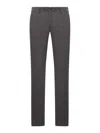 Incotex Tailored Trousers With Pockets And Loops In Gray