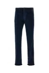 Incotex Tailored Fit Corduroy Trousers With Zip In Animal Print