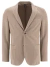 Incotex Tailored Jackets With Button Cuffs And Pockets In Brown
