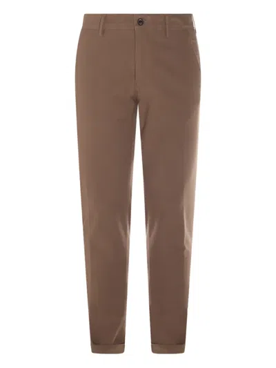 INCOTEX TAILORED-LEG CHINOS