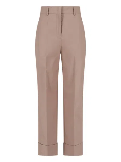 Incotex Tailored Pants In Brown