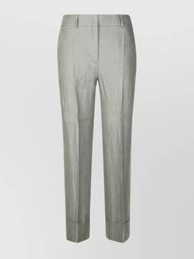 Incotex Tailored Pleated Trousers With Cuffed Hem