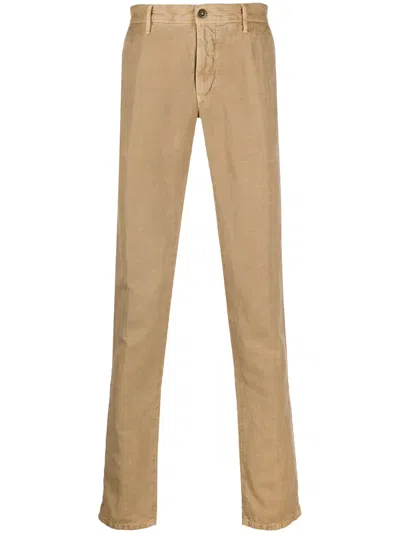 Incotex Hose Mit Schmalem Schnitt In Neutrals