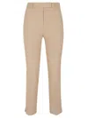 Incotex Tailored Straight-leg Cotton Pants With Subtle Side Slits In Brown