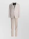 Incotex Tailored Suit With Buttoned Cuffs And Front Pockets In Neutral