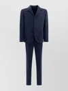 Incotex Tailored Suit With Notch Lapel And Back Vent