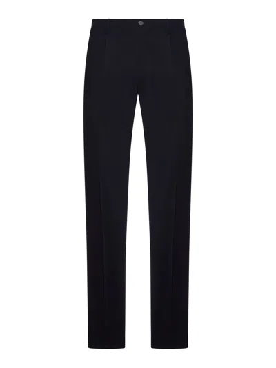 Incotex Tailored Tailored Trousers With Pleats In Black