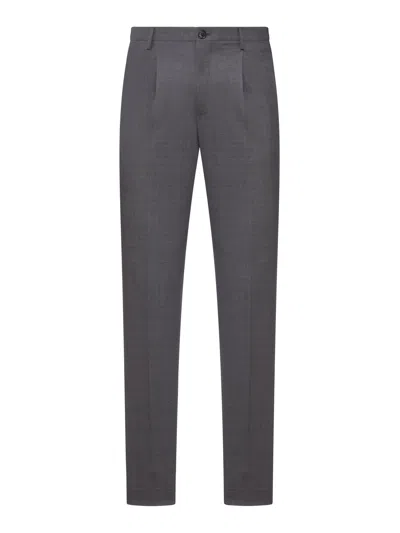 Incotex Tailored Tailored Trousers With Pleats In Gray