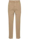 Incotex Tailored Tapered Trousers In Neutrals