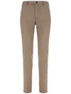 Incotex Trousers Cotton Back Pocket In Neutrals