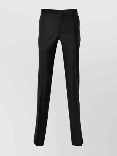 INCOTEX TAILORED TROUSERS WITH BELT LOOPS AND POCKETS