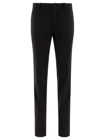 Incotex Straight-leg Tailored Pants In Black
