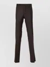 Incotex Tailored Trousers With Pockets And Belt Loops In Black