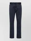 Incotex Tailored Trousers With Pockets And Loops In Blue