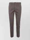 Incotex Tailored Trousers With Pockets And Loops In Brown