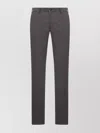Incotex Tailored Trousers With Pockets And Loops In Brown