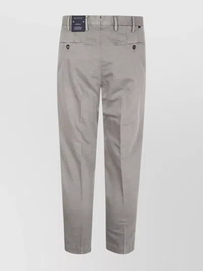 Incotex Tailored Trousers With Pockets And Loops In Gray