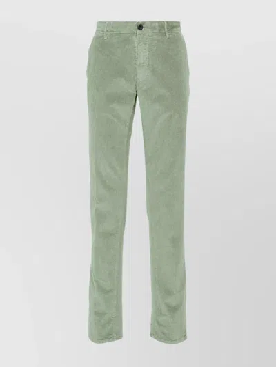 INCOTEX TAILORED TROUSERS WITH POCKETS AND LOOPS
