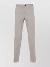 Incotex Tailored Trousers With Pockets And Loops In Neutral