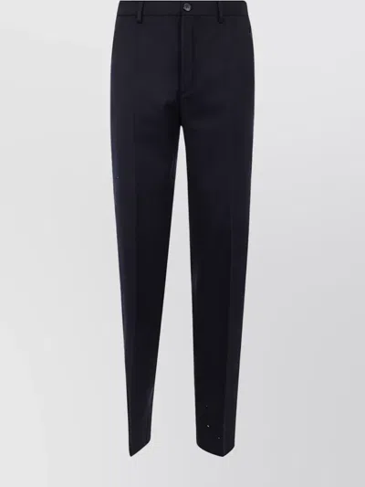 INCOTEX TAILORED TROUSERS WITH STRAIGHT LEG AND POCKETS