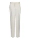 Incotex Tailored White Trousers With Design And Functionality
