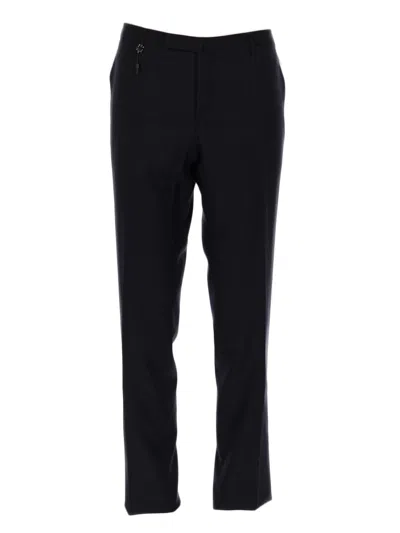Incotex Tailored Wool Straight-leg Formal Pants In Multi