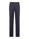 Incotex Tailored Wool Trousers In Blue