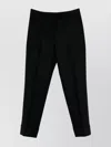 Incotex Tailored Wool Trousers Featuring Pockets In Black
