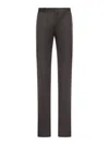 Incotex Tailored Wool Trousers In Gold