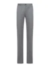 Incotex Tailored Wool Trousers In Gray