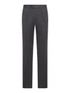Incotex Tailored Wool Trousers In Gray